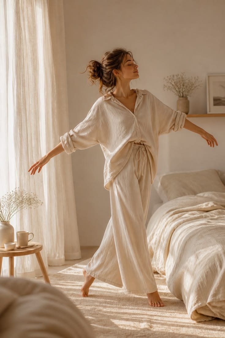 A calm, welcoming space with natural details